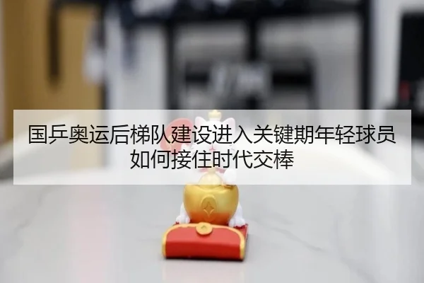 国乒奥运后梯队建设进入关键期年轻球员如何接住时代交棒 | Kering